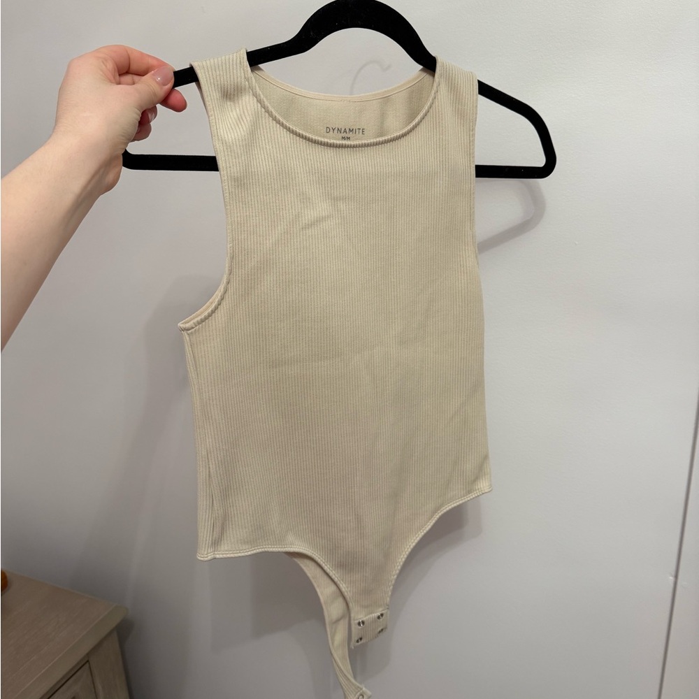 Dynamite Cream bodysuit